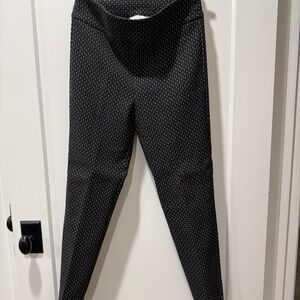 Joseph Ribkoff pull on pants size 8 in black white pattern